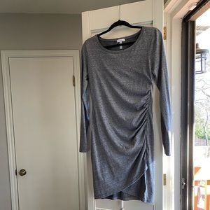Leith gray mini dress